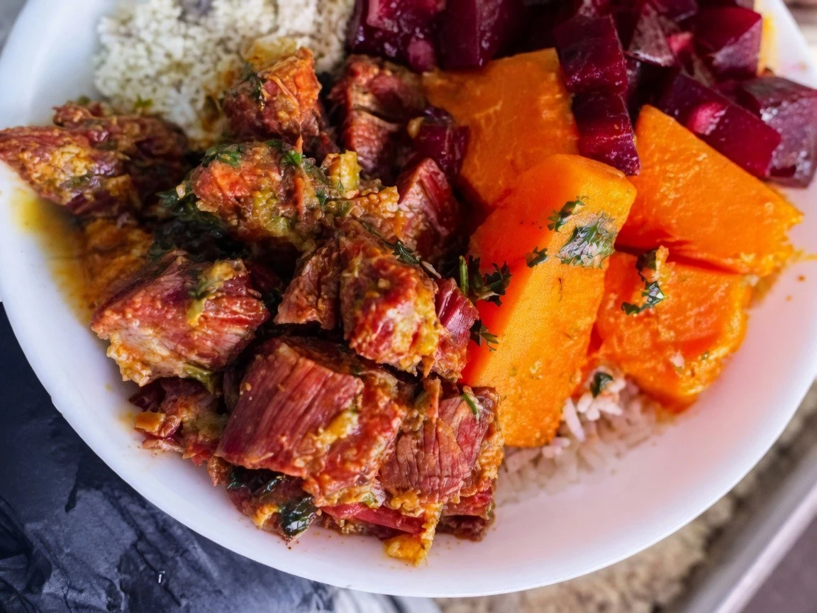 Carne Seca com Abóbora P